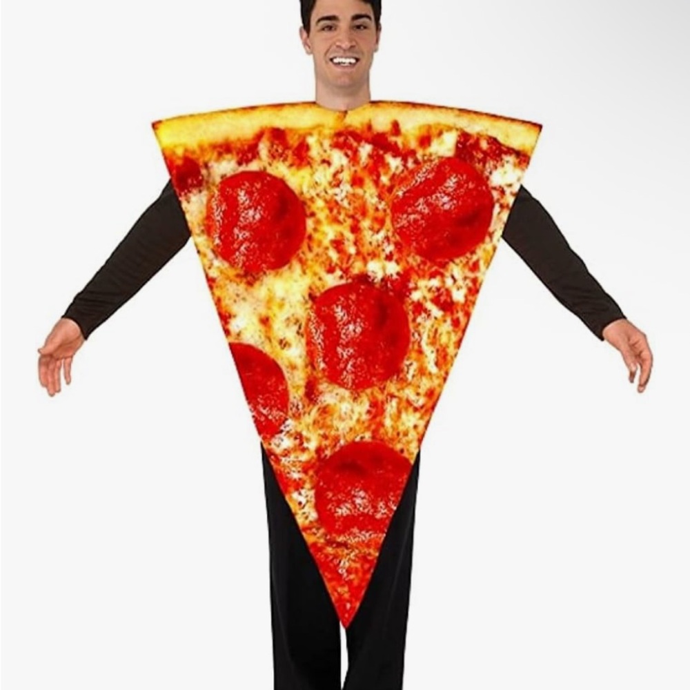 Pepperoni Pizza Slice Costume with Hat